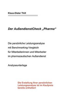 Book cover for Der Auendienstcheck "Pharma"