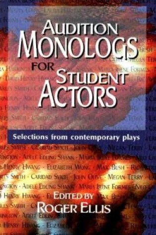 Cover of Audition Monologs for Student Actors