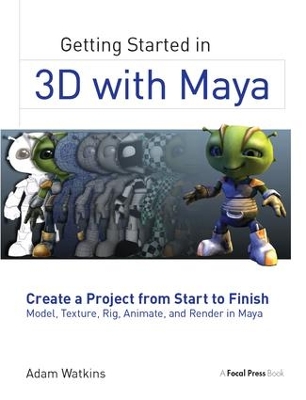 Book cover for Getting Started in 3D with Maya