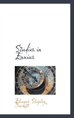 Book cover for Studies in Ennius