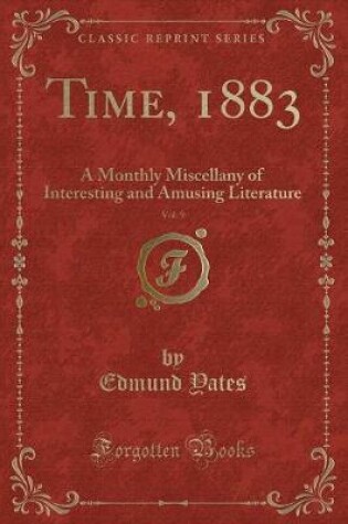 Cover of Time, 1883, Vol. 9