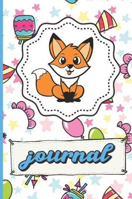 Book cover for Fox Birthday Party Journal