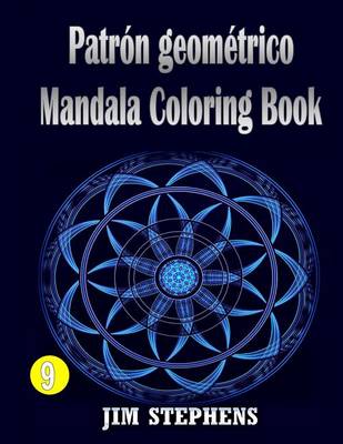 Book cover for Patron geometrico Mandala Coloring Book