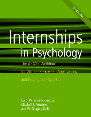 Book cover for Internships in Psychology