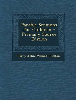 Book cover for Parable Sermons for Children