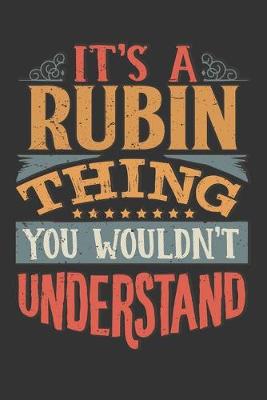 Book cover for Its A Rubin Thing You Wouldnt Understand