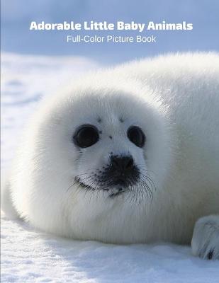 Book cover for Adorable Little Baby Animals Full-Color Picture Book