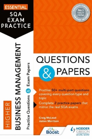 Cover of Essential SQA Exam Practice: Higher Business Management Questions and Papers