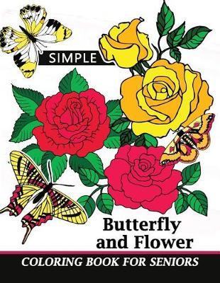 Book cover for Simple Coloring book for Seniors