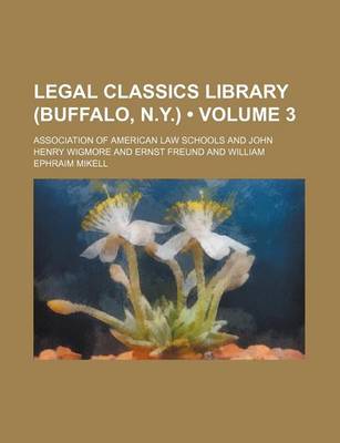 Book cover for Select Essays in Anglo-American Legal History Volume 3