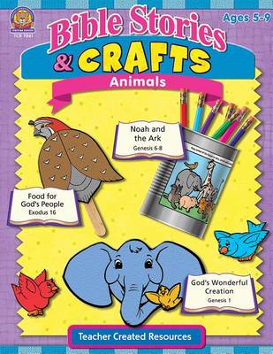 Book cover for Bible Stories & Crafts: Animals