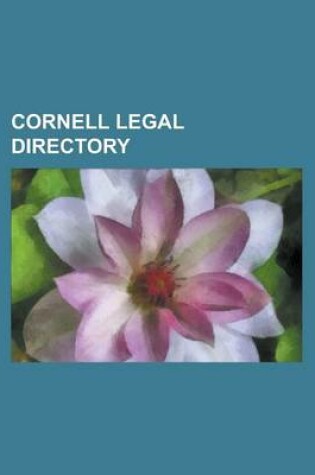 Cover of Cornell Legal Directory