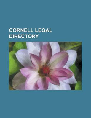 Book cover for Cornell Legal Directory