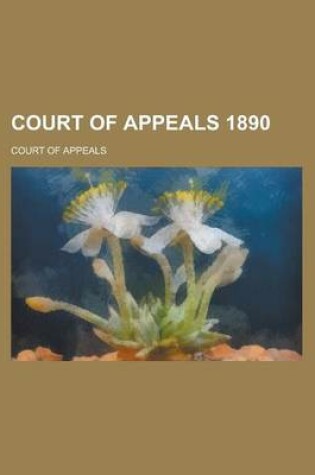 Cover of Court of Appeals 1890