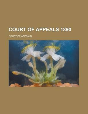 Book cover for Court of Appeals 1890