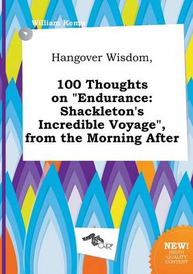 Book cover for Hangover Wisdom, 100 Thoughts on Endurance