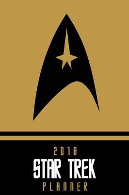Book cover for 2018 Star Trek Planner - Yellow