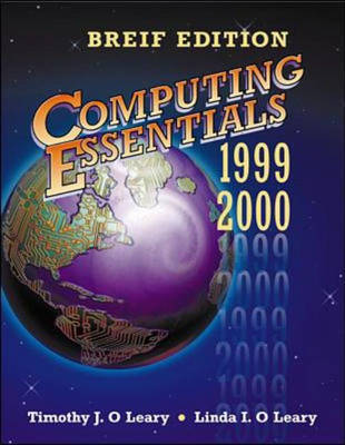 Book cover for Computing Essentials, 1999-2000