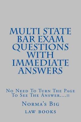 Book cover for Multi State Bar Exam Questions with Immediate Answers