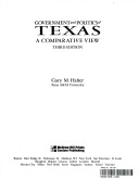 Cover of Government and Politics of Texas