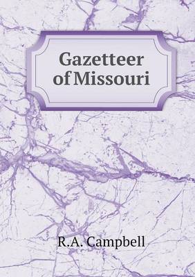 Book cover for Gazetteer of Missouri