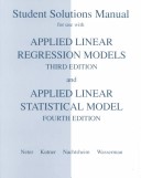 Book cover for Study Guide for use with Applied Linear Statistical Models With 3.50 Disk