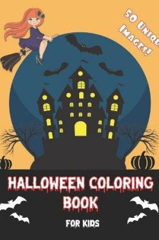 Cover of Halloween Coloring Book For Kids