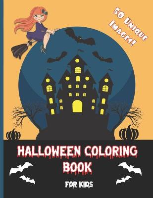 Book cover for Halloween Coloring Book For Kids