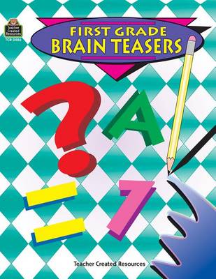 Book cover for First Grade Brain Teasers