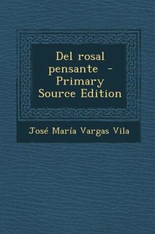 Cover of del Rosal Pensante