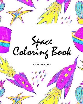 Book cover for Space Coloring Book for Children (8x10 Coloring Book / Activity Book)