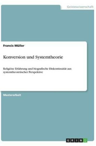 Cover of Konversion und Systemtheorie