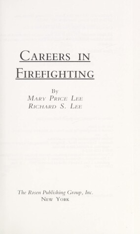 Book cover for Careers in Firefighting