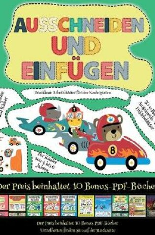 Cover of Druckbare Arbeitsblätter für den Kindergarten