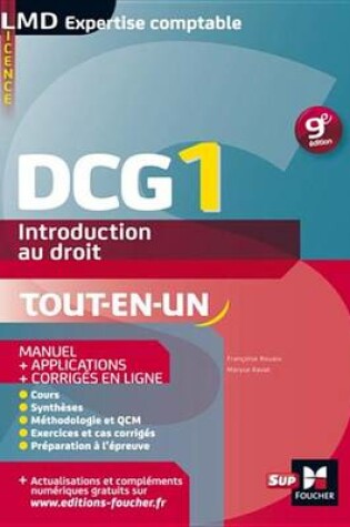 Cover of Dcg 1 - Introduction Au Droit - Manuel Et Applications - 9e Edition - Millesime 2015-2016