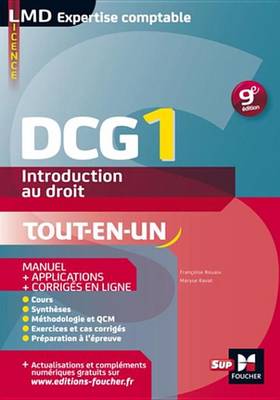 Book cover for Dcg 1 - Introduction Au Droit - Manuel Et Applications - 9e Edition - Millesime 2015-2016