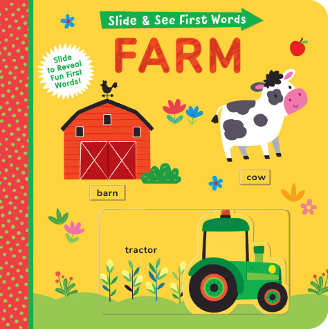 Book cover for Slide and See First Words: Farm