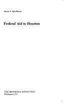 Book cover for Federal Aid to Houston