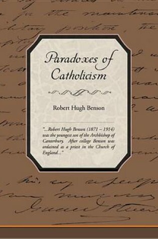 Cover of Paradoxes of Catholicism (eBook)