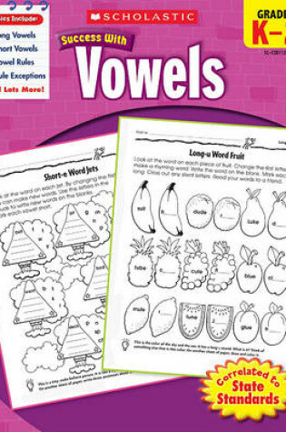 Cover of Scholastic Success with Vowels, Grades K-2