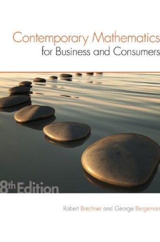 Cover of Cengagenow, 2 Terms Printed Access Card for Brechner/Bergeman's Contemporary Mathematics for Business & Consumers, 8th