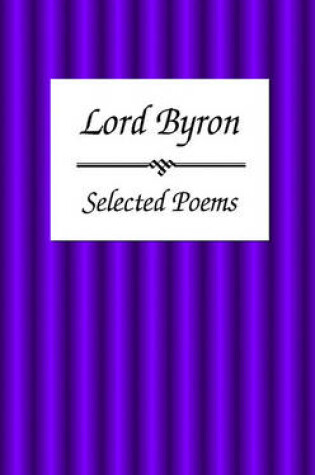 Cover of Poems, Selected, by Lord Byron