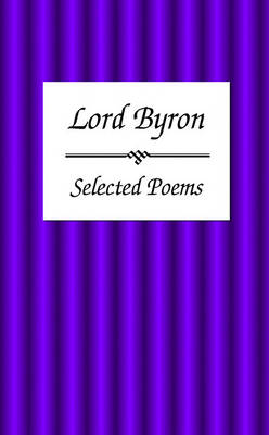 Book cover for Poems, Selected, by Lord Byron