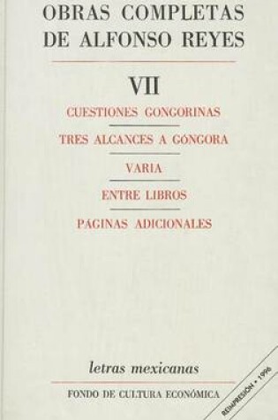 Cover of Obras Completas, VII