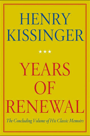 Cover of Years of Renewal