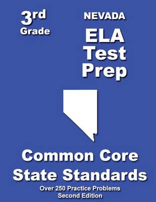 Book cover for Nevada 3rd Grade ELA Test Prep