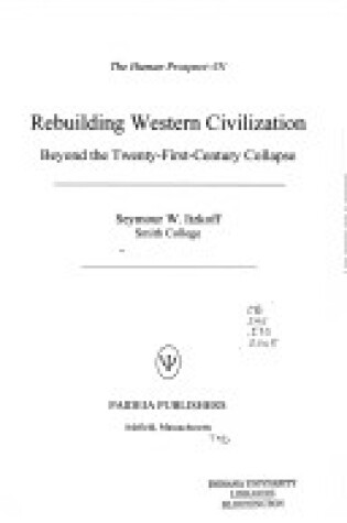 Cover of Rebuilding Western Civilization