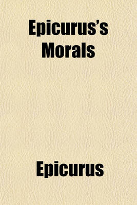 Book cover for Epicurus's Morals