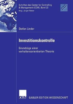 Book cover for Investitionskontrolle