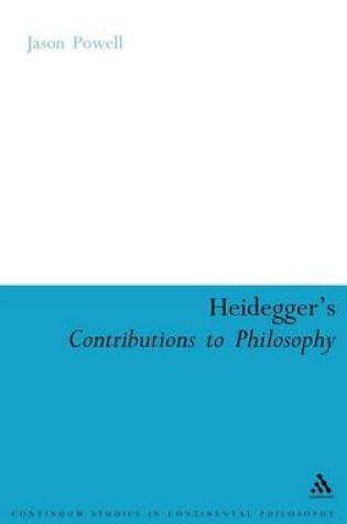 Cover of Heidegger's Contributions to Philosophy